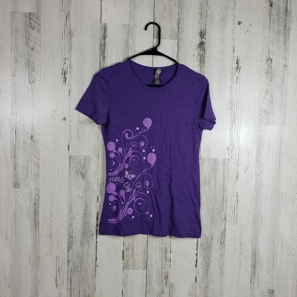 Next level apparel purple tshirt M